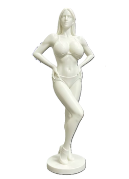 Фігурка DIY не розфарбована European American Female Curvy Buttocks Ample BreastsМодель Іграшка 11-12 см