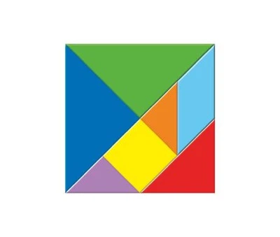 Магнітний танграм 200×200 мм