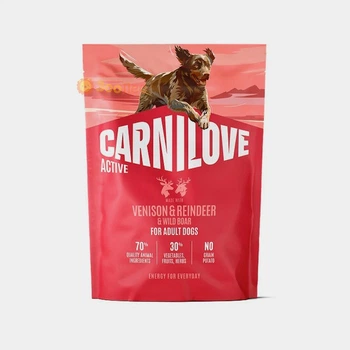 Сухой корм Carnilove Active Venison & Reindeer & Wild Boar Active Adults для активных собак, оленина и дикий кабан, 1.5 кг