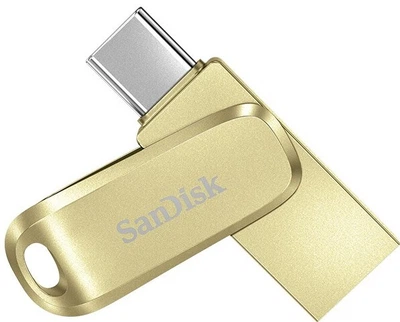 Флеш-пам'ять USB SanDisk DDC4 64GB Type-C USB 3.2 Gold