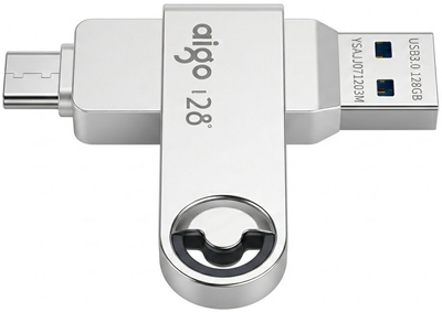 Флеш-память USB Aigo U322 128GB Type-C USB 3.2 Silver