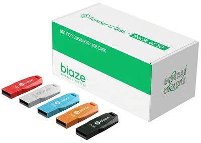 Флеш-память USB BIAZE UP018 4GB USB 2.0 10 шт