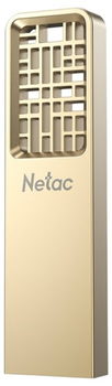 Флеш-пам'ять USB Netac U327 64GB USB 3.2 Gen1 Pearl Nickel