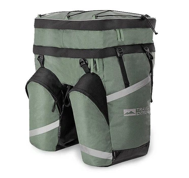 Велобаул Travel Extreme MONO 60L серый 60 л для багажника велосипеда