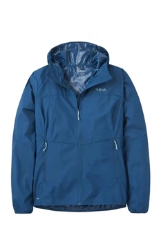 Вітровка жіноча Rab Windgather Hoody Wmns, Tempest Blue, 12