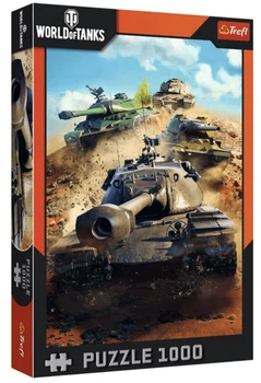 Пазл "World of Tanks. Танки в бою" 1000 елементів 10943 Trefl, в коробці (5900511109436)