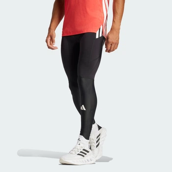 Мужские тайтсы для бега Adizero Running Long adidas IX8984 (XS) черный (4067901410822)