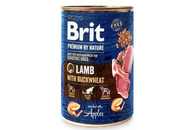 Корм для собак із чутливим травленням Brit Premium by Nature з ягнятком куркою гречкою та яблуком 800 г Brit Premium