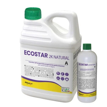 Лак паркетний двокомпонентний поліуретановий на водній основі Chimiver Ecostar 2К Natural 5,5 л півмат