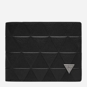 Портмоне мужское кожаное для карточек Guess Torino Bifold M SMTOTE-LEA20-BLA Black (7621235333058)