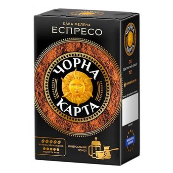 Кофе молотый Черная Карта Эспрессо 225 г