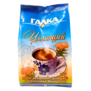 Напій розчинний Галка Цілющий 100 г з Карпатським женьшенем
