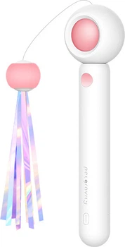 Интерактивная выдвижная удочка для кошек Petgravity с лазером Розовая (PG-CT053P)