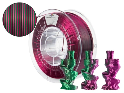 PLA Silk Magic Spectrum Filament Raspberry Blush для 3D-принтера 1.75 мм 1 кг S0021 1 кг Різнокольоровий