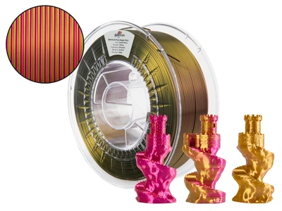 PLA Silk Magic Spectrum Filament Golden Berry для 3D-принтера 1.75 мм 1 кг S0012 1 кг Різнокольоровий