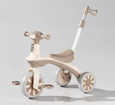 Детский трехколесный Велосипед Best Trike (HT-4860-23) колеса PU, озвучивание и подсветка, родительская ручка