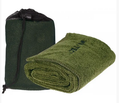 Швидковисихаючий рушник Mil-Tec 100 x 50 см - Olive