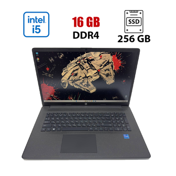 Ноутбук HP 17-ce / 17.3" (1920x1080) IPS / Intel Core i5-1135G7 (4 (8) ядра по 4.2 GHz) / 16 GB DDR4 / 256 GB SSD / Intel Iris Xe Graphics / WebCam б/у