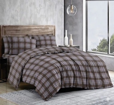 Комплект постільної білизни SoundSleep 120112489 Полуторний бязь сiрий
