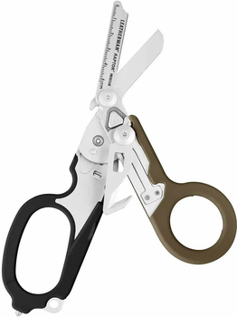 Ножницы-мультитул Leatherman Raptor Rescue, черные-песочные, чехол MOLLE (833062)