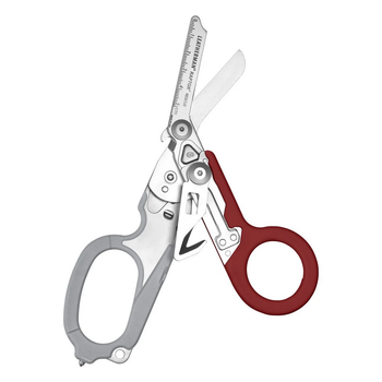 Ножиці-мультитул Leatherman Raptor Rescue, сіро-бордові, utility чохол (833482)