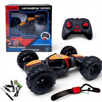 Машина на радиоуправлении POWERMOTORS (акум,2 пульта управления) в короб.26*29*8,5см (КРАСНЫЙ) MIC PM3410