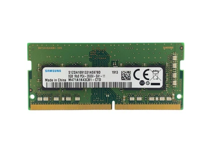 Оперативна пам'ять для ноутбука SODIMM Samsung DDR4 8Gb PC4-2666V (M471A1K43CB1-CTD). 14780 Б/У