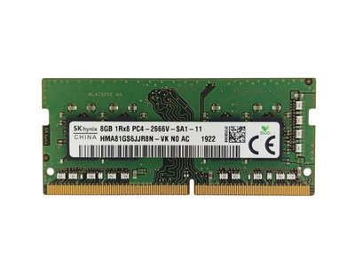 Оперативная память для ноутбука SODIMM SK hynix DDR4 8Gb PC4-2666V (HMA81GS6JJR8N-VK) 14790 Б/У