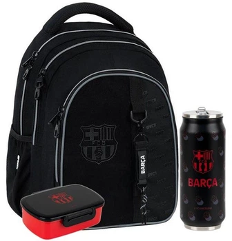 Рюкзак підлітковий ортопедичний + термочашка + ланчбокс Kite Education teens FC Barcelona BC26-8001L