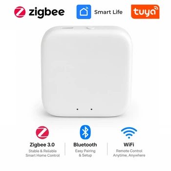 ZigBee Hub для розумного будинку Wi-Fi, Bluetooth сумісний з Smart Life, Tuya [ZigBee-WFBT-B] Tuya