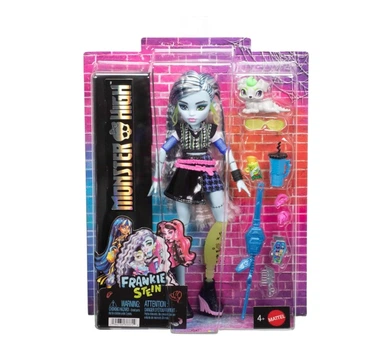 Лялька Monster High Doll, Frankie Stein (з собакою Вотзі та 7 аксесуарами)