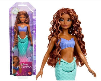 Лялька Mattel Disney Princess Ariel Mermaid Doll with Sparkling Soft Fin & Natural Hair