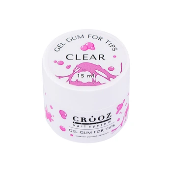 Гель-резинка Crooz Gel Gum для типс и наращивания 15 мл