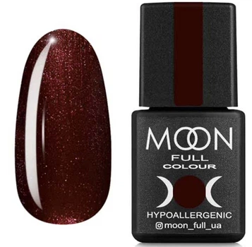 Гель-лак Moon Full 315 Стигла вишня з шиммером 8 мл