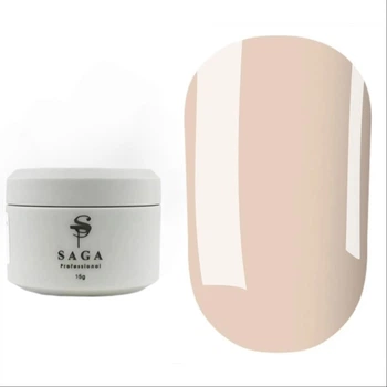 Гель для наращивания ногтей SAGA Jelly Gel STIFF Бежевый