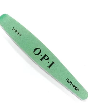 Полировщик для ногтей двухсторонний OPI Shiner 1000/4000 зеленый