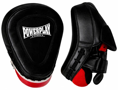 Боксерские лапы PowerPlay 3042 для тренировок из синтетической кожи сине-черные, пара (F3320EED48EB)
