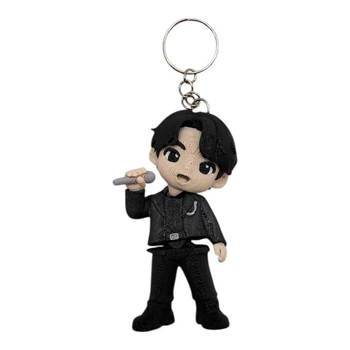 3D Брелоки HERO K-POP BTS Чон Джонгу́к / СПІВАК БТС Jeon Jeongkuk, KEYCHAIN, 3D друк OYTOY (298154)