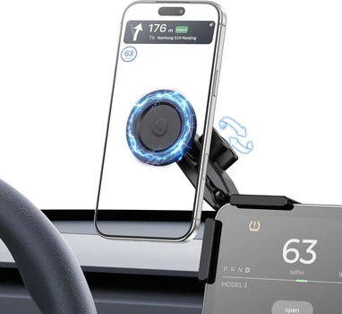 Магнитный держатель Ulanzi SK28 Tesla для iPhone с MagSafe, быстросъемный, в авто (07B35F2C0AAB)