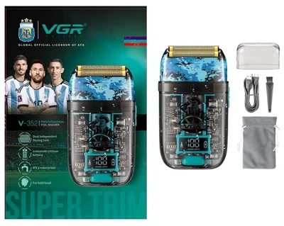 Электробритва VGR V-352, аккумуляторная, USB-зарядка