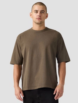 Футболка хлопковая длинная мужская Levi`s 005GY-0002 S Коричневая (5401187815909)