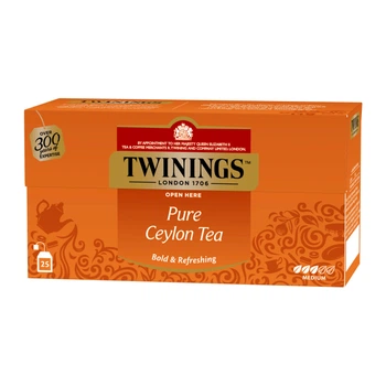 Чай чорний Twinings Ceylon пакетований 25 шт