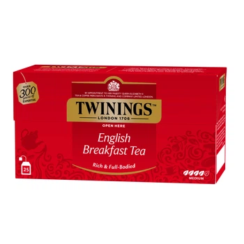 Чай чорний Twinings English Breakfast пакетований 25 шт