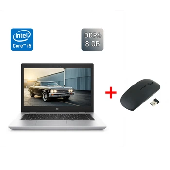 Ультрабук HP ProBook 640 G4 / 14" (1920x1080) IPS / Intel Core i5-8250U (4 (8) ядра по 1.6 - 3.4 GHz) / 8 GB DDR4 / 256 GB SSD / Intel UHD Graphics 620 / Fingerprint / WebCam / Windows 10 б/у + Подарок Беспроводная мышь / USB
