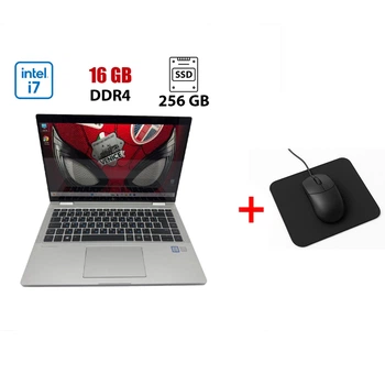 Ультрабук HP EliteBook X360 / 14" (1920x1080) IPS Touch / Intel Core i7-8565U (4 (8) ядра по 1.8 - 4.6 GHz) / 16 GB DDR4 / 256 GB SSD / Intel UHD Graphics / WebCam б/у + Подарок Мышка и коврик