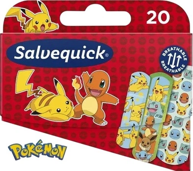 Plastry Salvequick Pokemon dla dzieci 20 szt (7310610030643)