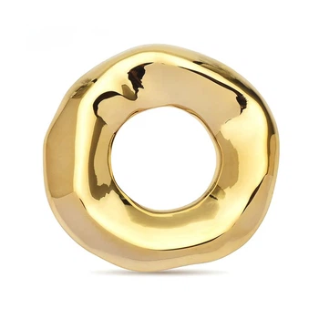 Брошь BROCHE Модерн Ривьера из стали золотистая BRBF115513