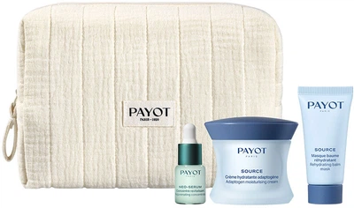 Zestaw do pielęgnacji twarzy Payot Kosmetyczka + Serum do twarzy 5 ml + Krem do twarzy 50 ml + Maseczka do twarzy 15 ml (3390150598173)