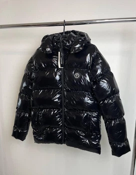 Глянцева куртка Trapstar 5010 чорна XXL