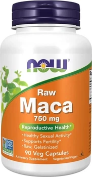 Мака Now Foods Raw Maca 750 мг 90 капсул (733739047779)